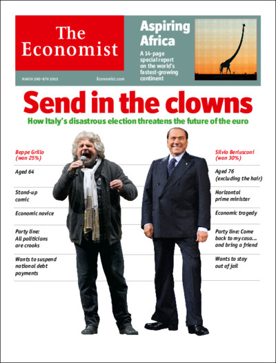 L’Economist è anche famoso per le sue copertine.